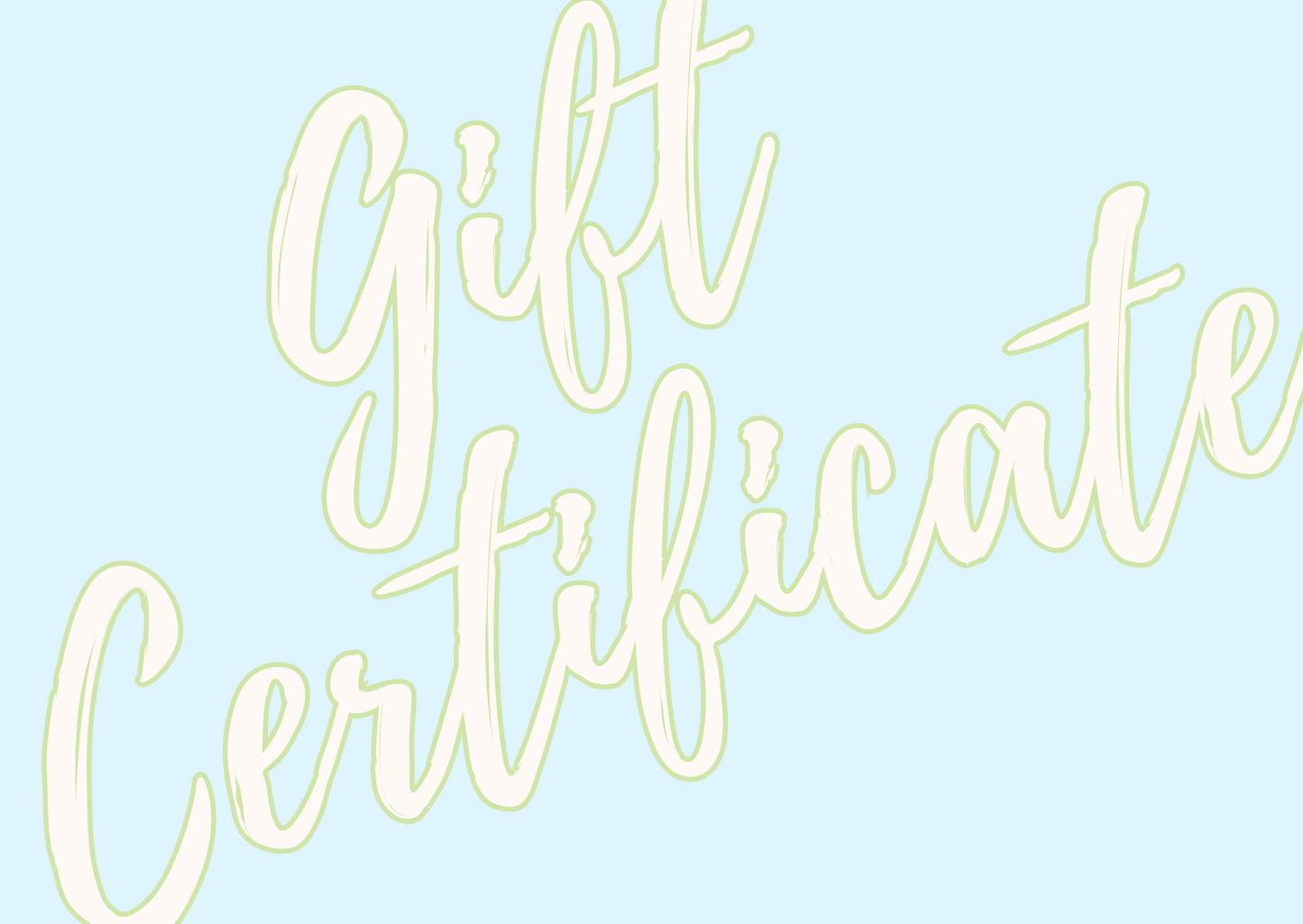 Gift Certificate