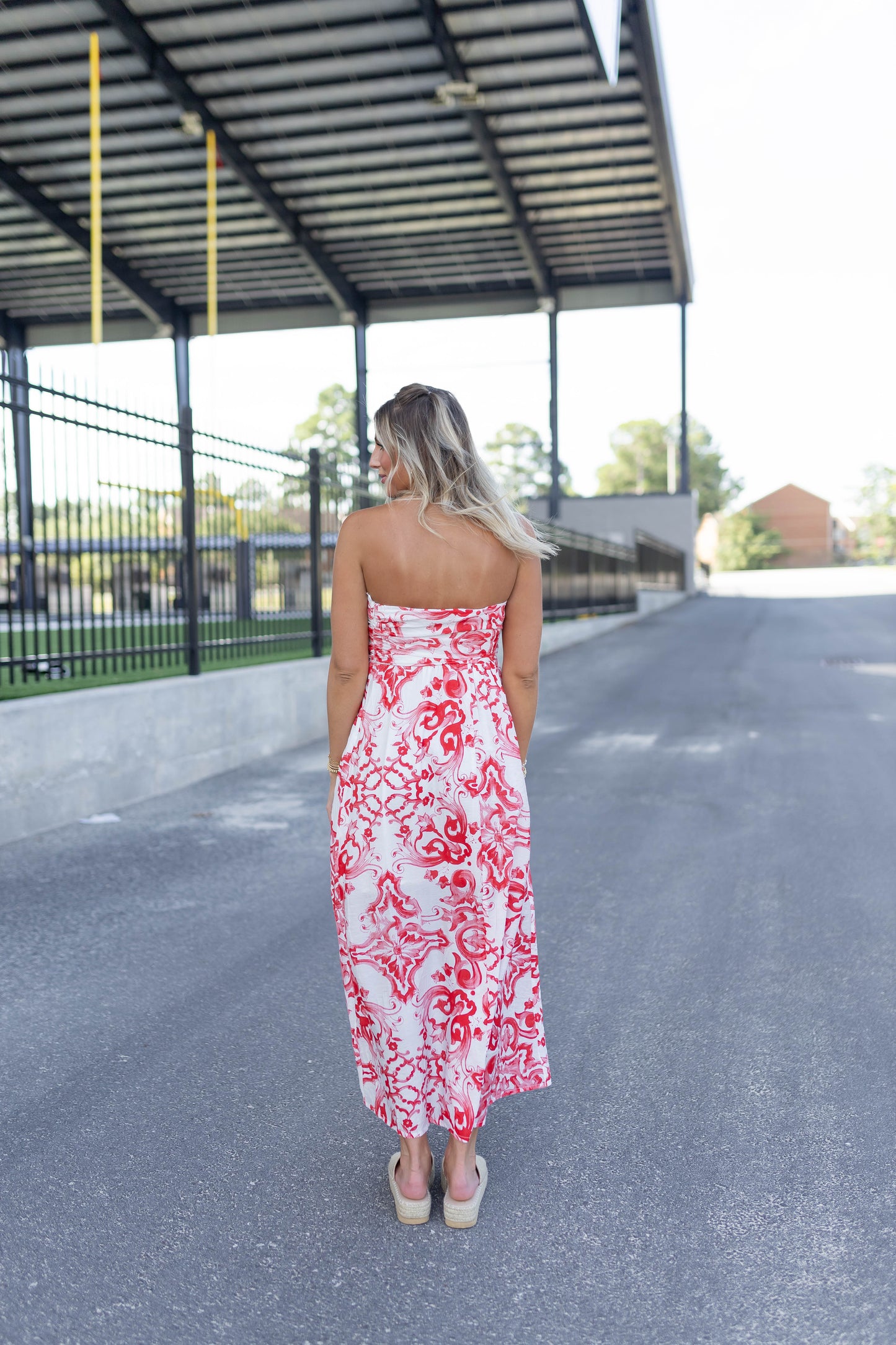 Finley Strapless Midi Dress