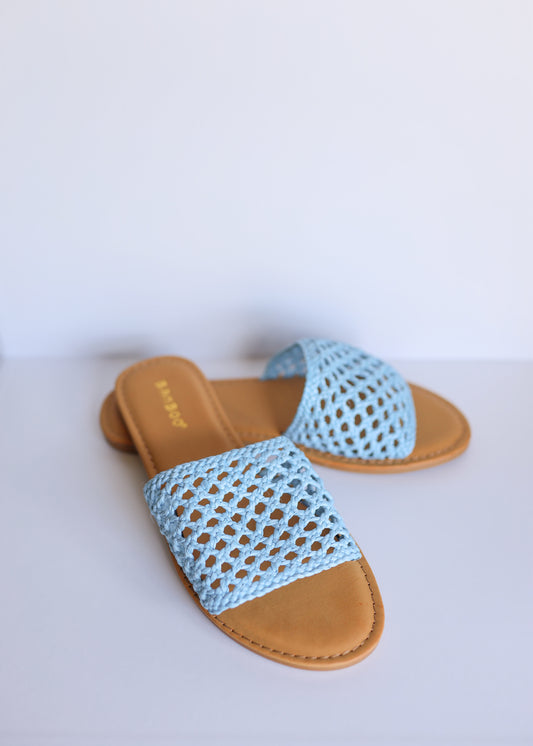 Polly Woven Sandal - Blue