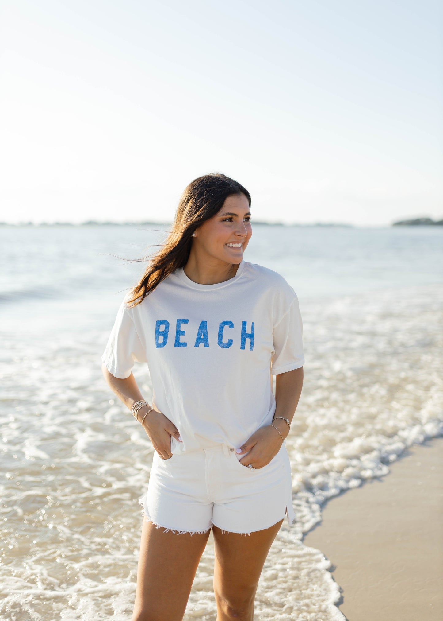 Cream "Beach" Shirt